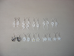 Earrings UH-10   price/1 pair